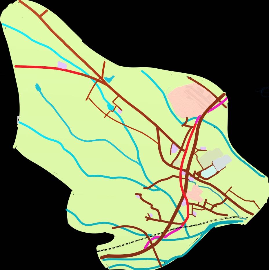 石薬師地区案内マップ